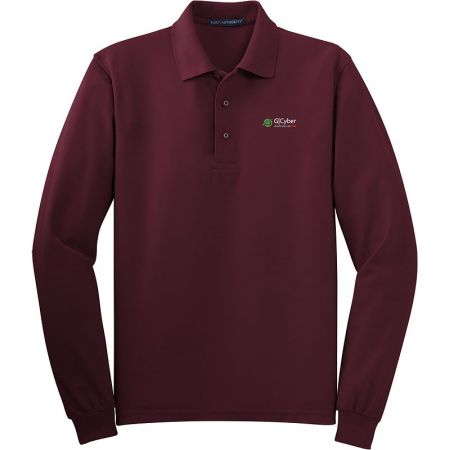 20-K500LS, X-Small, Burgundy, Left Chest, GCyber.